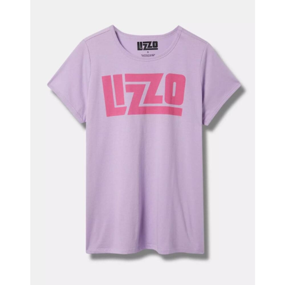 Torrid Women's Plus Size Lavender Lizzo Classic Fit Tee Size 0 Large New